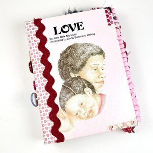 Love Junk Journal, Vintage Journal, Scrapbooking, Memorykeeping